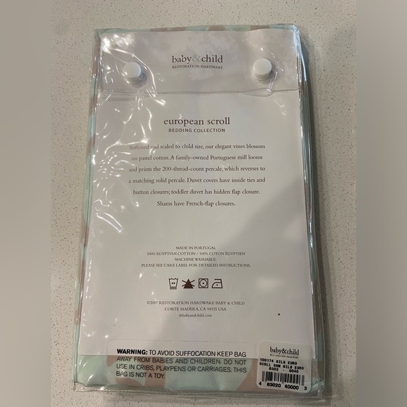 Restoration Hardware Baby & Child European Scroll Bedding Collection - Picture 4 of 4